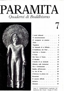Paramita la prima rivista della fondazione Maitreya.